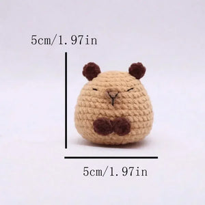 Crochet Capybara Plush Toy