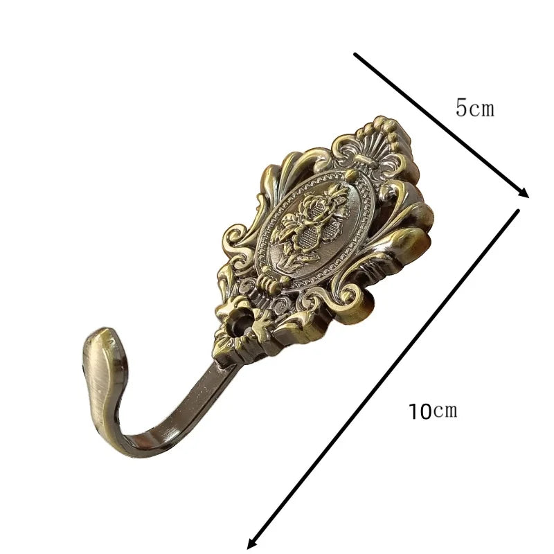 Retro Rose Curtain Hooks