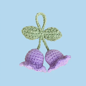 Crochet Lily Pendant Charm