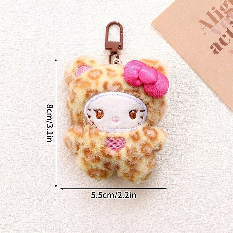 Plush Cat Keychain Charm