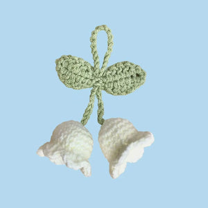 Crochet Lily Pendant Charm