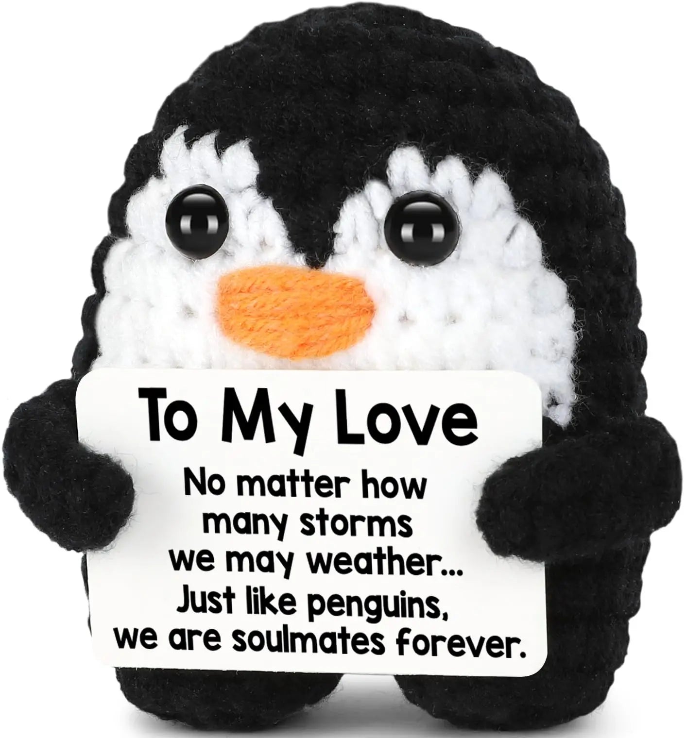 Handmade Crochet Penguin Gift