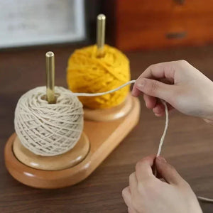 Wooden Yarn Holder Stand Tool