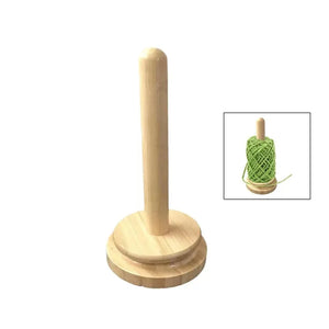 Wooden Rotating Yarn Holder Spinner