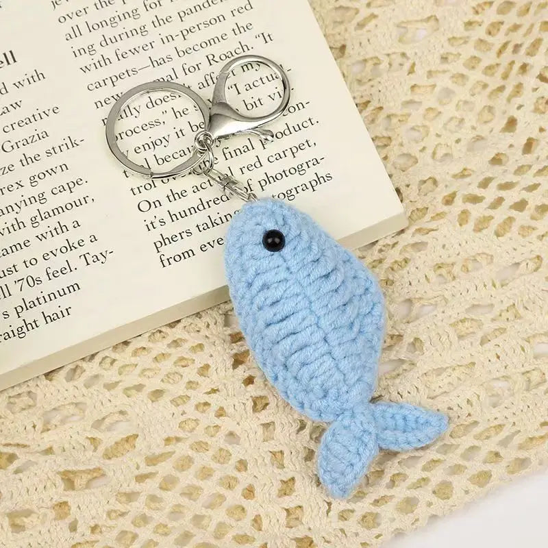Handmade Crochet Sea Keychain
