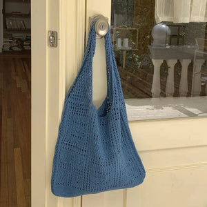 Knitted Hollow Tote Bag
