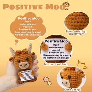 Funny Knitted Cow Doll