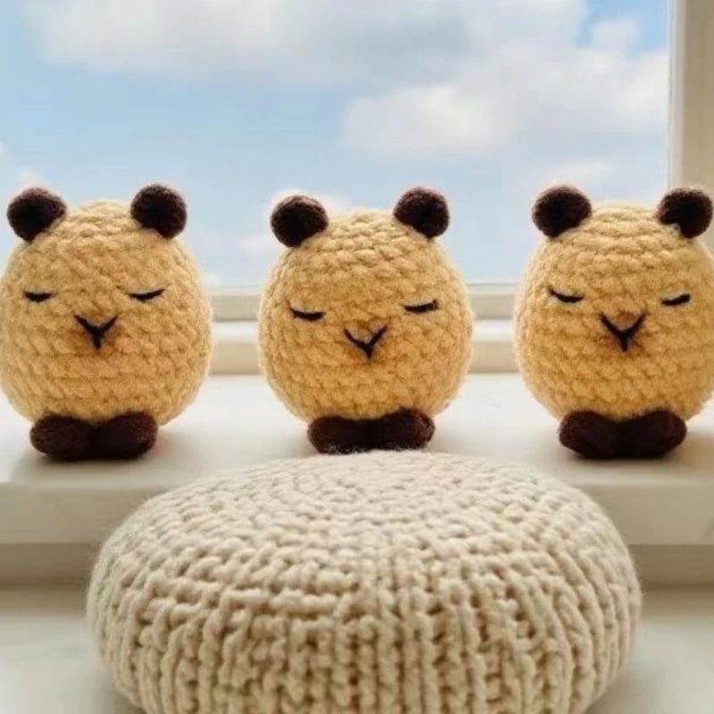 Crochet Capybara Plush Toy
