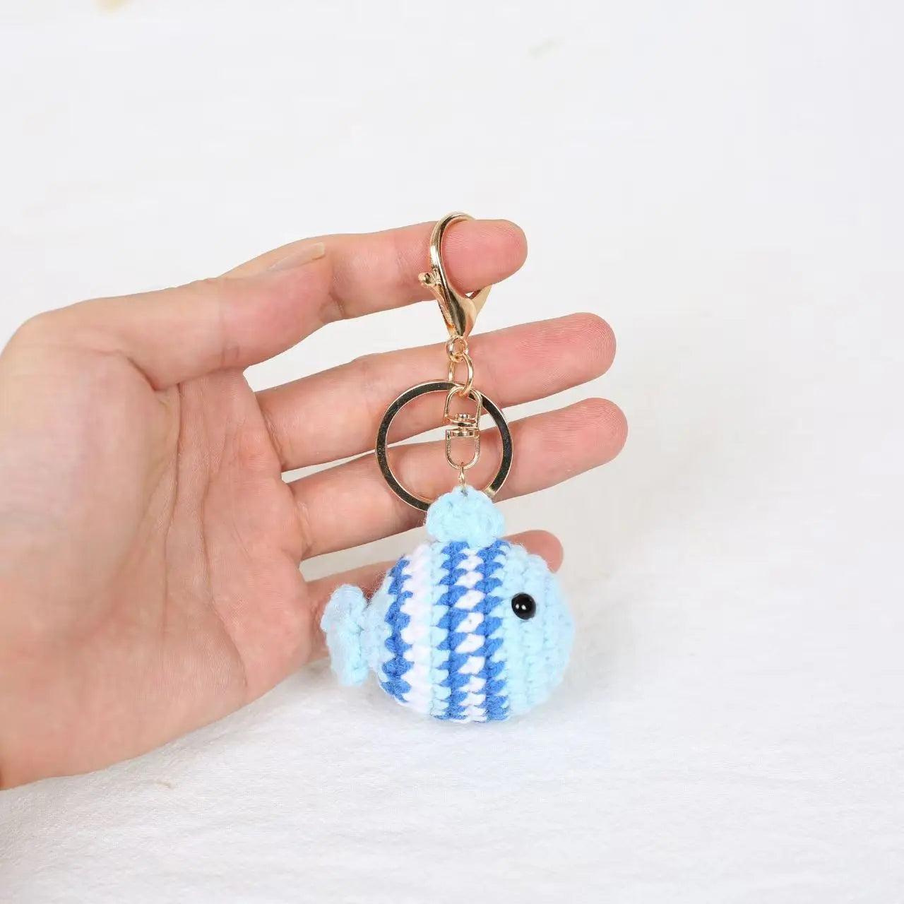 Handmade Crochet Sea Keychain
