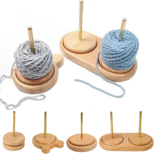 Wooden Yarn Holder Stand Tool