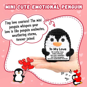 Handmade Crochet Penguin Gift