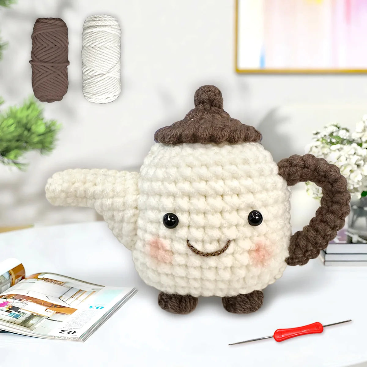 DIY Crochet Teapot Kit