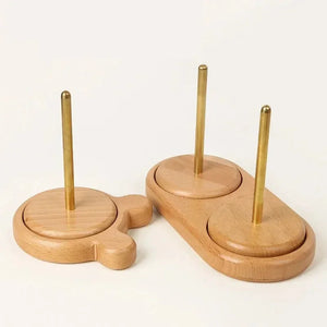 Wooden Yarn Holder Stand Tool