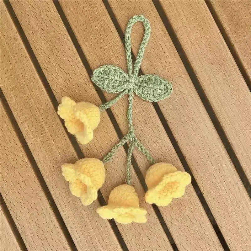 Crochet Lily Pendant Charm