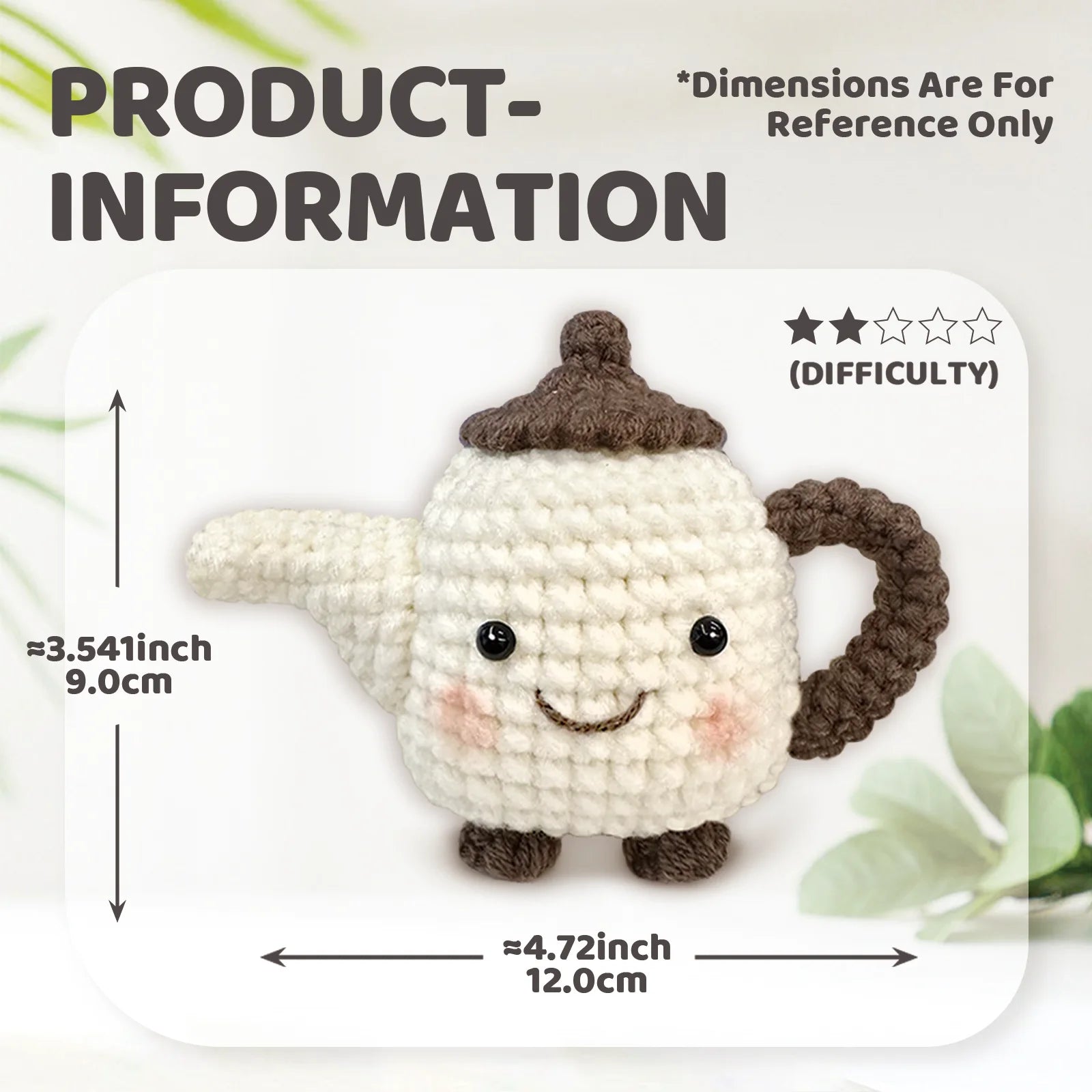 DIY Crochet Teapot Kit