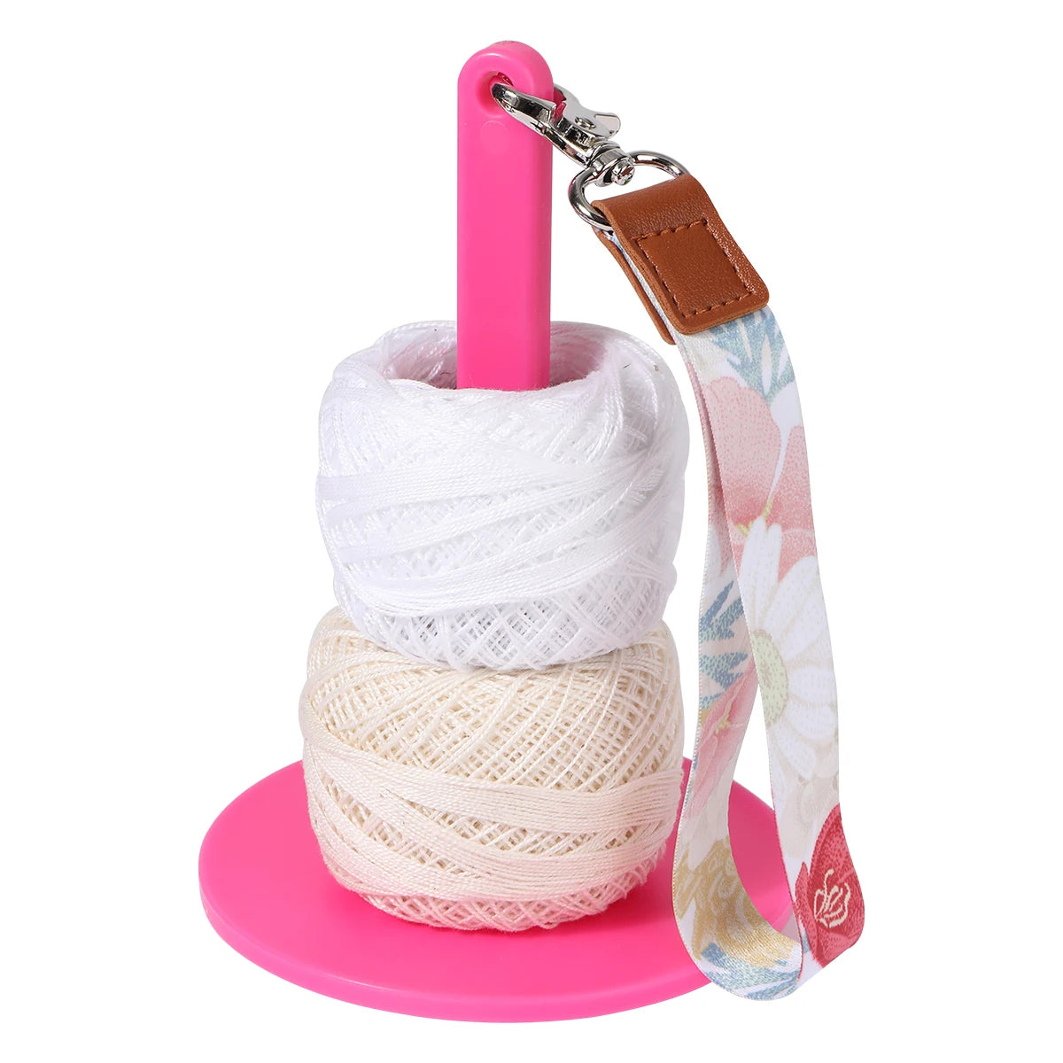 Yarn Holder Spinning Stand with Wrist Strap