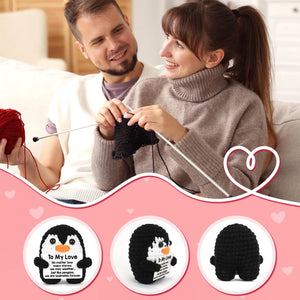 Handmade Crochet Penguin Gift