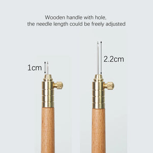 Tambour Crochet Hook with 3 Needles