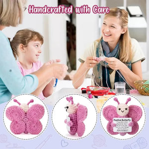 Positive Crochet Butterfly Gift