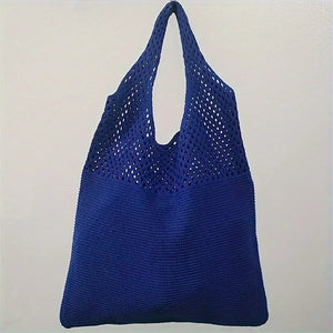 Hollow Crochet Tote Bag