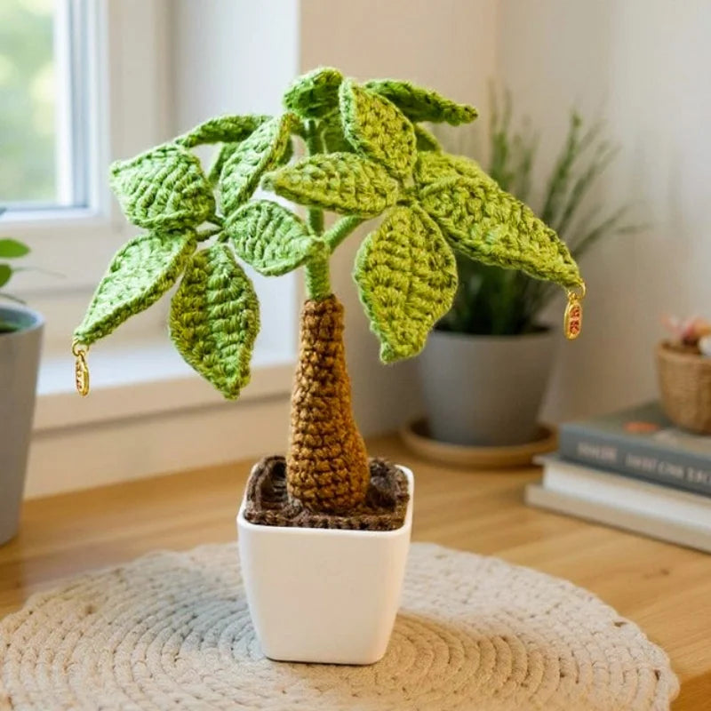 Handmade Crochet Money Tree