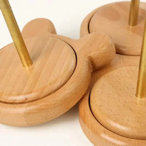 Wooden Yarn Holder Stand Tool