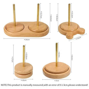 Wooden Yarn Holder Stand Tool