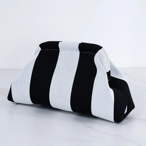 Woven Cloud Clutch Handbag