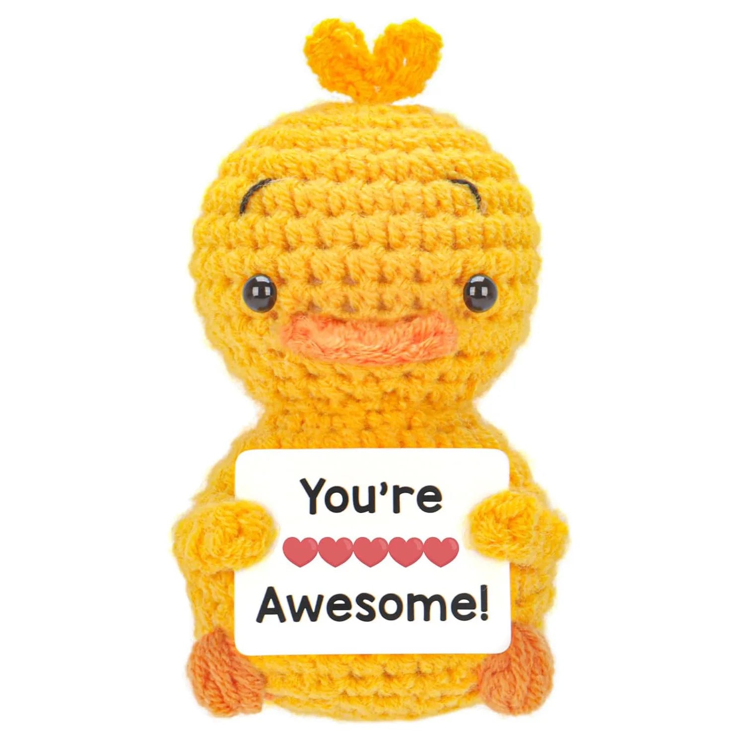 Crochet Positive Cow Decor