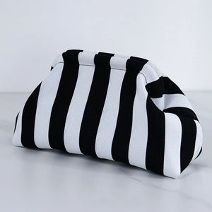Woven Cloud Clutch Handbag